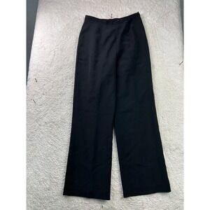 Le Suit Women's Black Polyester Dress‎ Pants Size 8 Straight Leg